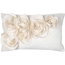 pad Kissenhülle Floral 30 x 50 cm – Beige Natural - Elegante pad Kissenhülle im floralen Design, ideal zur Verschönerung Ihres Wohnraums. Hergestellt aus strapazierfähigem Polyester für eine lange Lebensdauer.