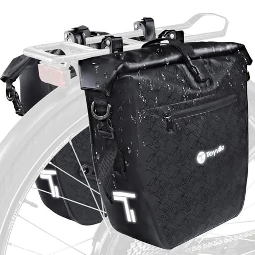 Fahrradtaschen für Gepäckträger 2er Set 48L