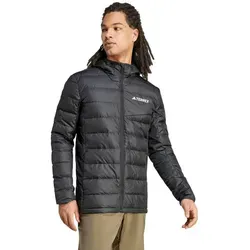 adidas Herren Terrex Multi Light Down Hooded Jacket XL - Funktionsjacke mit wasserabweisendem Finish, ideal für Outdoor-Aktivitäten und Reisen, aus recyceltem Polyester mit hochwertiger Daunenfüllung.