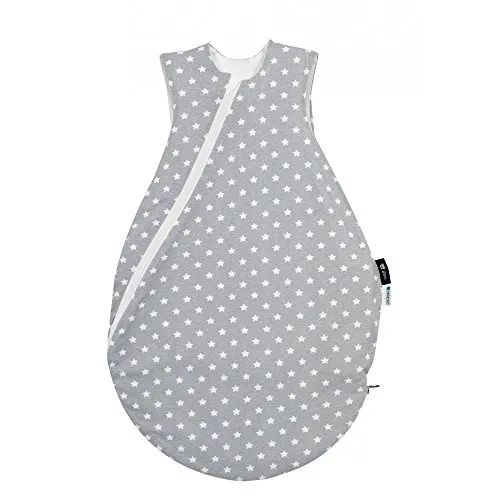Alvi Klima-Schlafsack Sommertraum Tencel Stars, silver, 110cm
