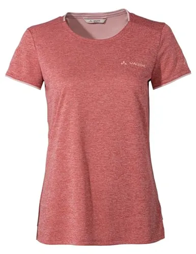 VAUDE WOMEN'S ESSENTIAL T-SHIRT, Gr. 38, brick - Sportliches Funktionsshirt für Frauen, ideal für Fitness und Laufen, aus schnell trocknendem und knitterarmen Material.