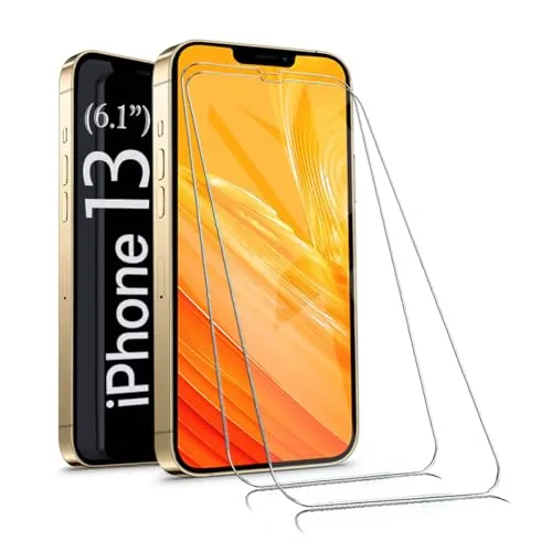 gugar 2X Panzerglas für iPhone 13/13 PRO Schutzfolie, Panzer Schutz Glas Panzerfolie für iPhone 13/13 PRO Schutzglas, Gehärtetem Glas Displayschutz für iPhone 13/13 PRO Folie [2 Stück]