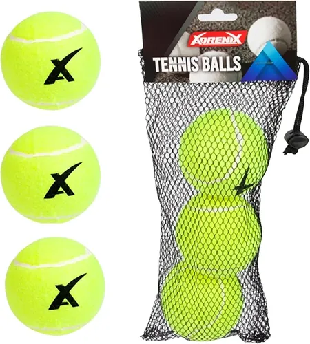 3x TENNISBÄLLE im Netz Gelb Spielbälle Tennisball Training Spiel Tennis Ball 43