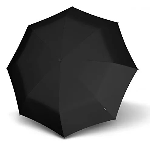 Knirps T200 Duomatic Taschenschirm, Black, 28 cm in schwarz von Knirps