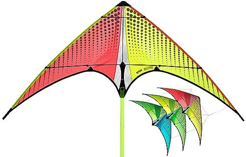 Prism Neutrino Stacker Stunt Drachen, Orange, 100 cm von Prism