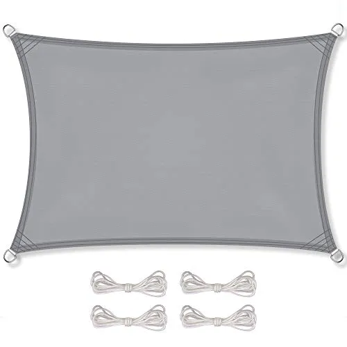 CelinaSun Premium PES Sonnensegel 2,5 x 3,5 m in grau von CelinaSun