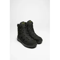 LOWA Trident III GTX Stiefel - anthrazit/grün 42 - Wanderschuhe mit atmungsaktivem GORE-TEX und robustem Obermaterial aus Velours- und Nubukleder, ideal für anspruchsvolle Trails.