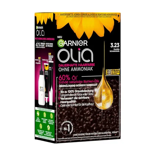 Garnier Olia Haarfarbe 3.23 Dunkle Schokolade, 1 Stk