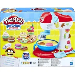 Play-Doh Küchenmaschine - Knete für fantasievolles und kreatives Spielen, inklusive 4 Dosen Spielknete und 1 Dose Play-Doh Plus Knete, ideal für Kinder ab 3 Jahren.