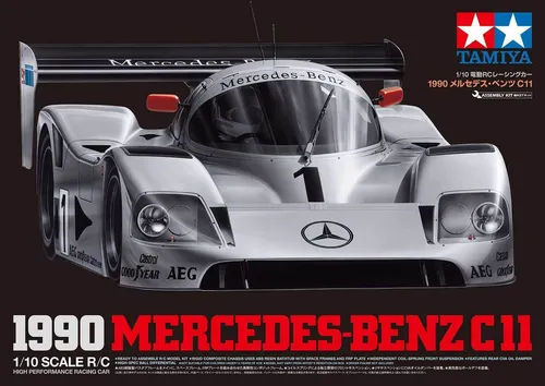 Tamiya 1:10 RC Mercedes-Benz C11 1990 Gr.C 2WD