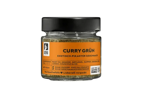 Bremer Gewürzhandel Gewürz Grünes Curry, gemahlen, im Glas
