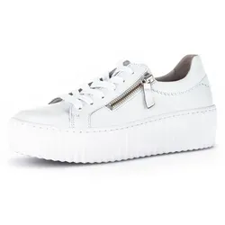 Gabor Damen Low-Top Sneaker - Damen-Sneaker aus hochwertigem Textil und Leder, mit praktischem Klettverschluss für optimalen Halt und Komfort im Alltag.