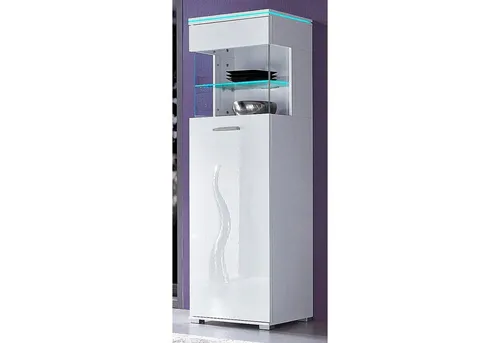 Höltkemeyer Vitrine Show 148 cm – ohne Beleuchtung - Vitrinenschränke mit außergewöhnlichem Design, ideal zur Präsentation Ihrer Lieblingsstücke. Nutzen Sie die Möglichkeit, eine stimmungsvolle LED-Beleuchtung hinzuzufügen!