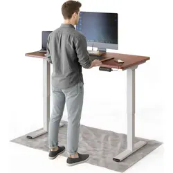 DESKSPACE Pro Plus Höhenverstellbarer Elektrischer Schreibtisch mit Memory Funktion - Der DESKSPACE Pro Plus ist ideal für ergonomisches Arbeiten. Mit stufenloser Höhenverstellung von 62 bis 126 cm und leisem Motor für bis zu 100 kg. Inklusive 3 Speicherplätzen und 10 Jahren Garantie auf das Gestell.