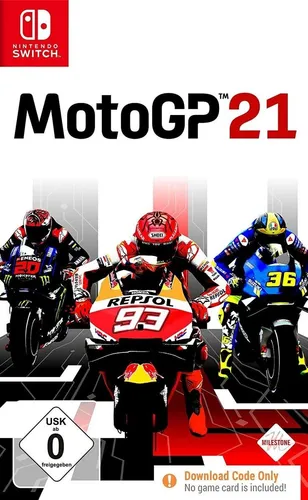 MotoGP 21 - PC- & Videospiele - Erlebe die komplette Saison 2021 mit über 120 offiziellen Fahrern und 20 Strecken. Genieße verbesserte Features und tauche in die Welt des MotoGP ein!