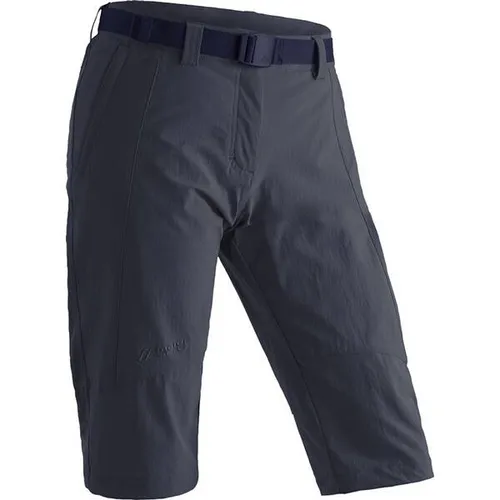 MAIER SPORTS Damen Caprihose Kluane Da-Capri el. - Outdoorhosen für Damen mit elastischem Stretchgewebe und schnell trocknender dryprotec Technologie, ideal für sommerliche Wanderungen.