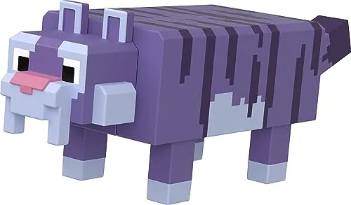 Mattel Spielfigur Minecraft Legends Actionfigur - Tiger, Mehrfarbig