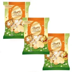 Lindt Marc de Champagne Trüffel Eier weiße Schokolade 90g 3er Pack