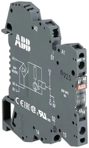 ABB 1SNA645024R2100 Schnittstelle - Halbleiterrelais mit hoher Isolation von 2-4 kV, ideal zur Anpassung von Spannung und Stromstärke in industriellen Automatisierungssystemen.