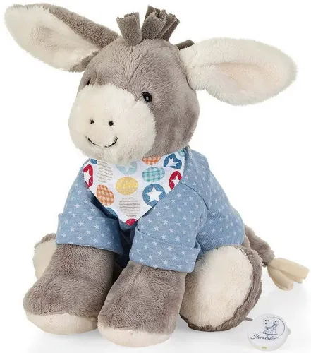 Sterntaler® Spieluhr Emmi, L - Kuschelige Begleiterin für Babys - Spieluhr aus weichem Plüsch mit herausnehmbarem Spielwerk, ideal für Neugeborene. Melodie: La-Le-Lu, was sanfte Träume fördert.