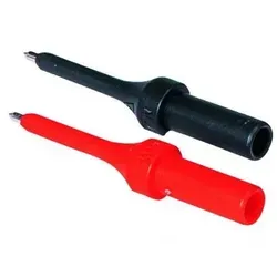 C.A 2 Prüfspitzen (rot, schwarz) für Multimeter - Druckerpatronen und hochwertige Prüfspitzen (CAT IV) für präzise Messungen und Sicherheit in der Elektrotechnik.