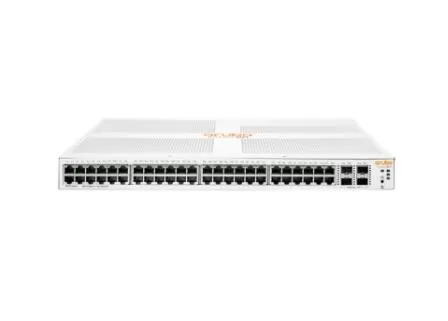 HPE-Aruba Switch Instant On 1930 48G, JL685A - 48-Port Gigabit Switch, verwaltbar mit 4x SFP+ Ports für flexible Netzwerk-Erweiterung, ideal für Unternehmen, die Leistung und Effizienz benötigen.