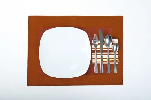 Tischsets Orange von Hotelwäsche Erwin Müller