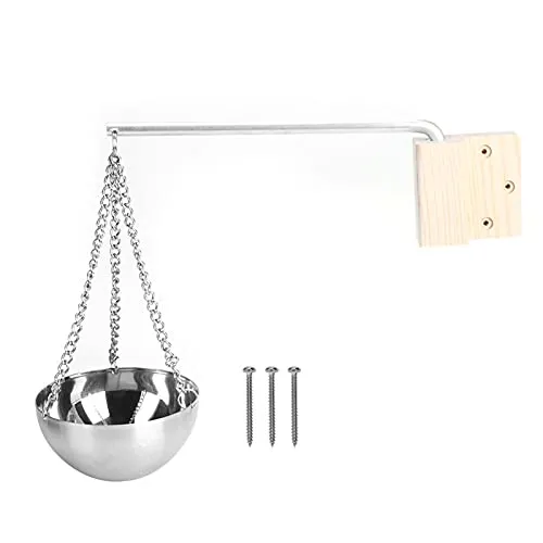 Saunaschale, Edelstahl Saunaschale Schale Ätherisches Öl Saunaschale Verdampfer Schale Hängende Holzplatte Zubehör