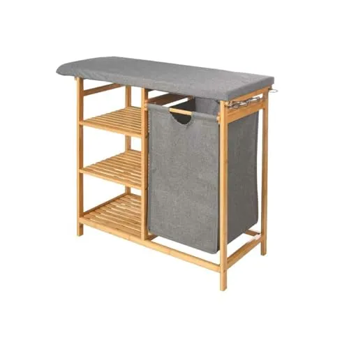 Bügelbrett Kipit 1443FL BAMBOO.2 - Hochwertiges Bügelbrett mit Bambus-Oberfläche, ideal für effizientes und umweltfreundliches Bügeln.