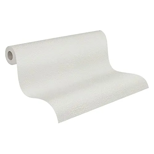 A.S. Création überstreichbare Vliestapete Meistervlies 25m x 1,06m - Tapete Made in Germany, hoch waschbeständig und kinderleicht zu verarbeiten ohne Weichzeit. Ideal für kreative Wandgestaltungen!