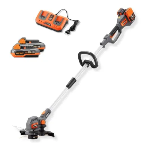 FUXTEC Akku Motorsense FX-E2RTSET – Leistungsstarker Rasentrimmer mit 2x20V Akkus
