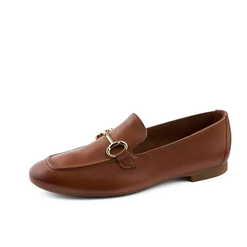 Paul Green Slipper Braun 41⁄2 - Komfortabler Halbschuh - Halbschuhe aus hochwertigem Glattleder mit Echtleder-Innenmaterial für besten Tragekomfort. Ideal für den Alltag und stilvolle Auftritte.