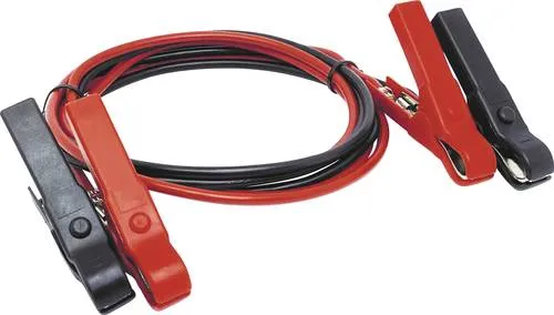 BAAS BA60 Starthilfekabel 1.50 m Kupfer ohne Schutzschaltung - Starthilfekabel für Autos, 6 mm² Kupfer, kompakt und leicht, ideal für schnelle Hilfe bei Pannen.