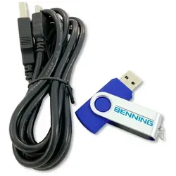 Benning 047002 Software PC-WIN ST 750-760 - Software zur Analyse und Auswertung von Messdaten, ideal für Fachleute im Elektrobereich.