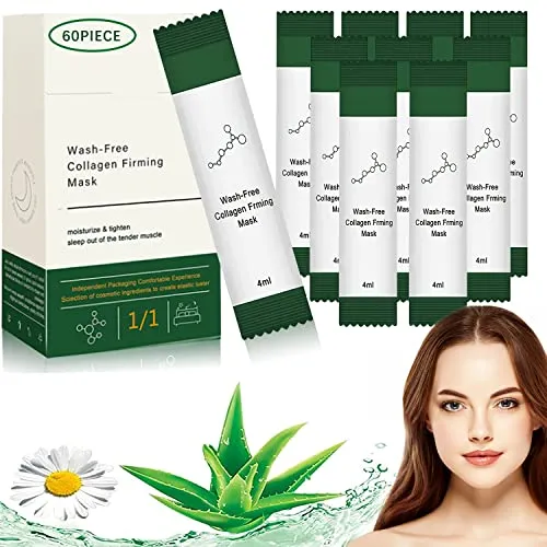 Stücke Koreanische Kollagen-Straffungsmaske, Korean Collagen Firming Mask, Kollagen Maske Gesicht, Koreanische Kollagen Maske, Hydrating Anti-Ageing Face Masks, Face Care 60