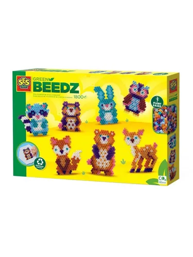 Green Beedz - Iron on bead set Forest animals