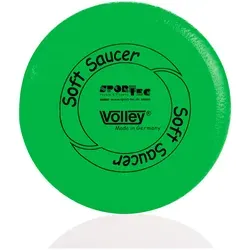 VOLLEY Schaumstoff Wurfscheibe Wurfscheibe ELE'Soft Saucer mit Elefantenhaut, 25 cm, Grün
