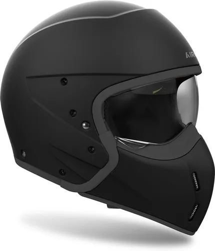Jet Modularer Helm AIROH J110 Schwarz Matt Größe XS