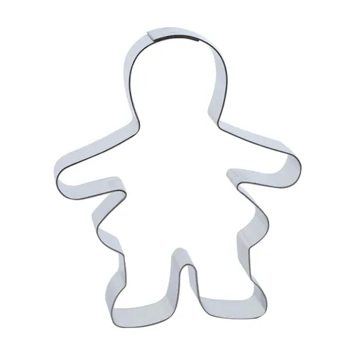 Keks - Ausstecher Lebkuchenfrau | aus Edelstahl | Lebkuchenfamilie 1