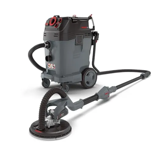 MENZER Trockenbau Schleifsystem Dustfree mit LHS 225 PRO VARIO + VCM 550 PRO - Schleifmaschinen für Trockenbauarbeiten, mit patentierter Absaugtechnik für 99,9% Staubfiltration und überlegener Abtragsleistung für effizientes Arbeiten.