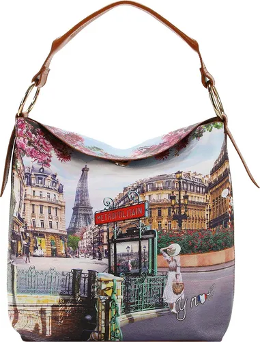 Y Not? Yesbag Schultertasche 34 cm - Umhängetasche aus langlebigem Polyurethan mit praktischem Magnetverschluss und abnehmbarem Umhängeriemen für individuellen Tragekomfort. Perfekt für den Alltag und ein stilvoller Begleiter.
