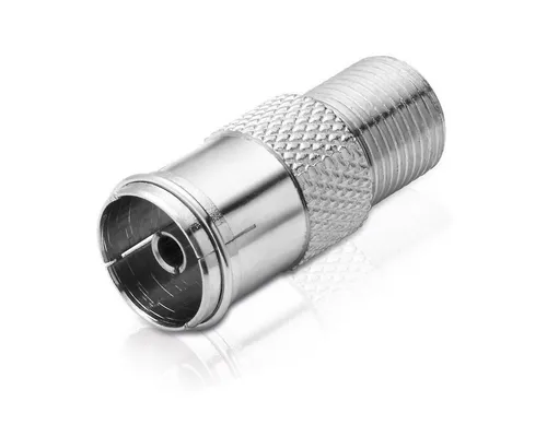 adaptare Adapter F-Buchse / IEC-Koax-Buchse SAT-Kabel