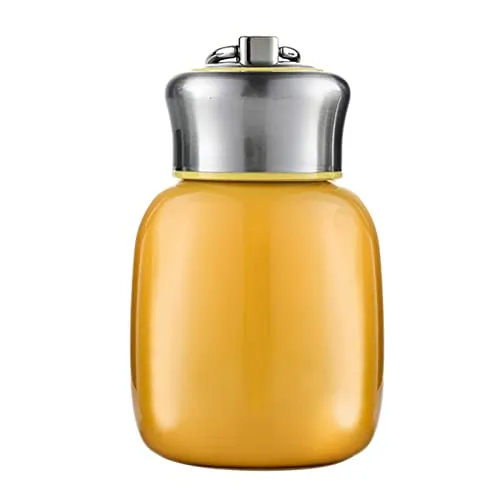 Kleine Thermoskanne, 200 ml Mini-Vakuumflasche, Vakuum-isoliert, Wasserflasche, nicht auslaufend, Saft, Milch, Vakuum, Heiß- und Kaltwasserflasche, Mädchen, Jungen, Kinder