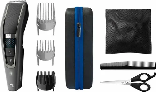 Philips Hair Clipper Series 7000 Haarschneider - Haarscherer mit Trim-n-Flow-Technologie für schnelles Schneiden ohne Haarverstopfung. 28 Längeneinstellungen und bis zu 90 Minuten Betriebszeit dank Lithium-Ionen-Akku.