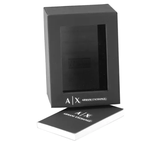 Emporio Armani Herrenuhr AR2500 - Elegante Armbanduhr für Herren mit 43 mm silbernem Edelstahlgehäuse und schwarzem Lederarmband, wasserdicht bis 50 m – ideal für jeden Anlass.