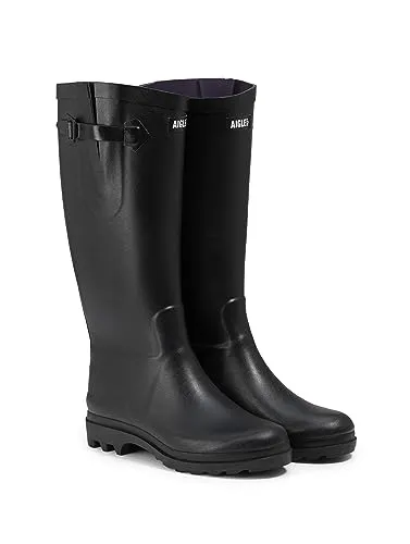 Aigle Damen Ntine 2 Nl Gummistiefel, Schwarz, 42 EU - Wanderschuhe mit weichem, bequemen Schaft und schnell trocknendem Futter für optimalen Tragekomfort bei jedem Wetter.