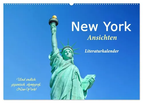 Timearts Kunstkalender 2025 | New York Ansichten - Entdecken Sie die faszinierenden Ansichten New Yorks in diesem hochwertigen Wandkalender. Ideal für Literatur- und Reisebegeisterte!