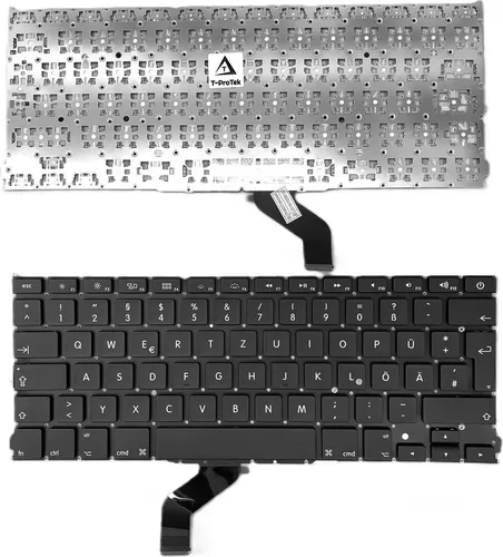 DEUTSCHE - Tastatur ohne Beleuchtung kompatibel für Macbook Pro Retina 13