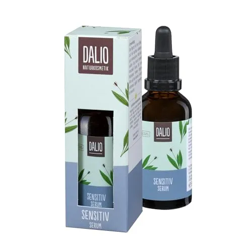 DALIO Sensitiv Serum – beruhigt empfindliche Kopfhaut, spendet effektiv Feuchtigkeit, mit Bio Spitzwegerich, Bio Aloe Vera und hochwirksamem Hyaluron, zertifizierte vegane Naturkosmetik, 50 ml