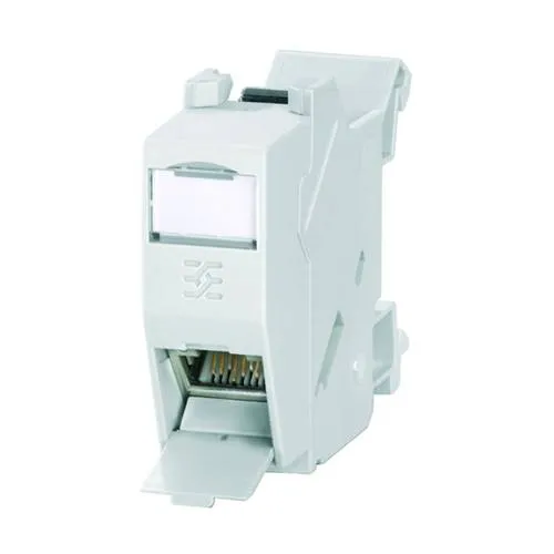 Weidmüller 8808360000 Tragschienen-Outlet RJ45 Modul - Steckverbinder Zubehör mit RJ45 Modul EIA/TIA 568 A, IP 20, Cat.6 für zuverlässige Netzwerkverbindungen in industriellen Anwendungen.